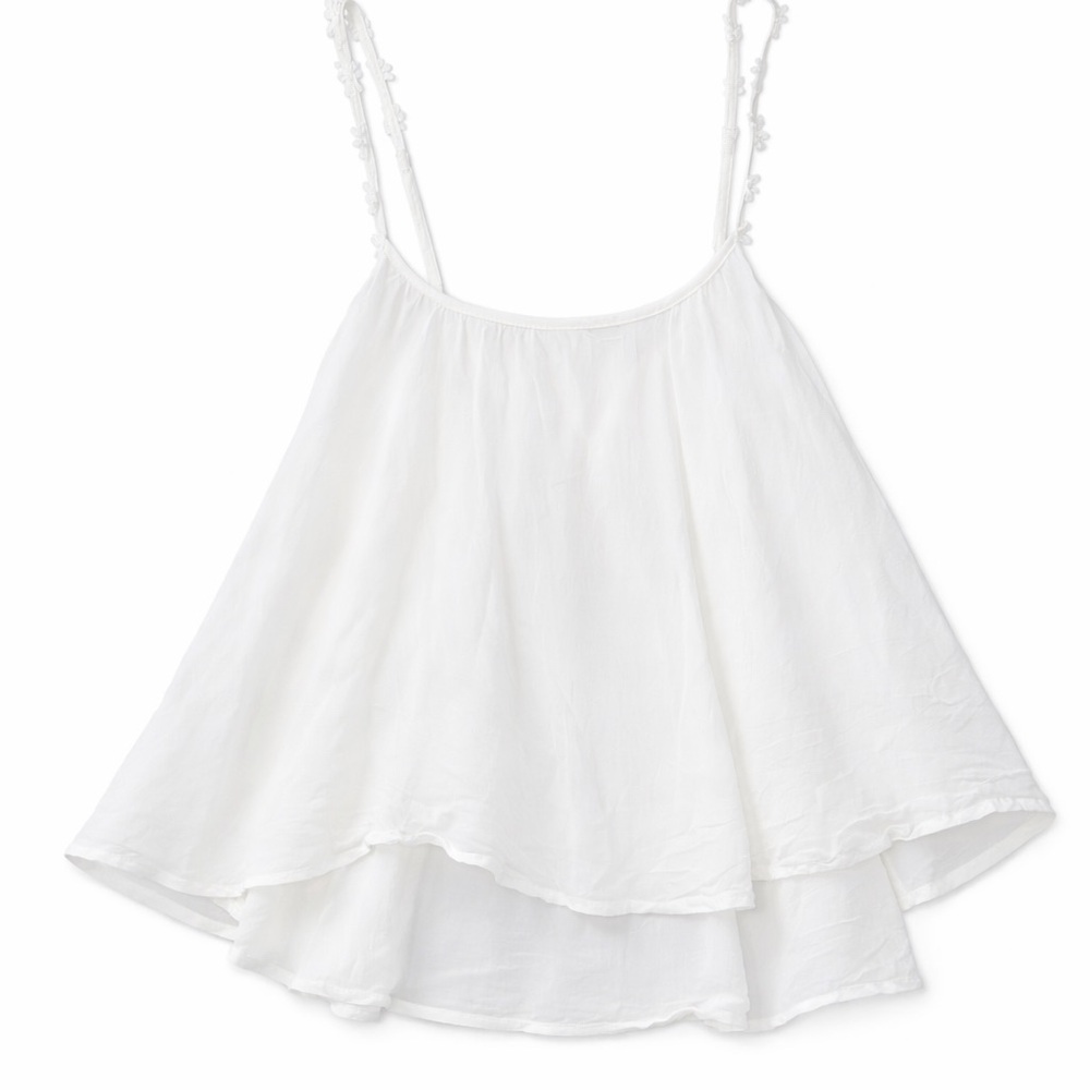 Aeropostale White Sleeveless Blouse